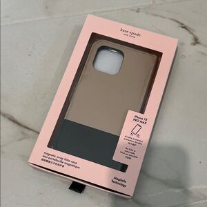 Kate Spade Two-Tone iPhone 13 Pro Max Folio Case